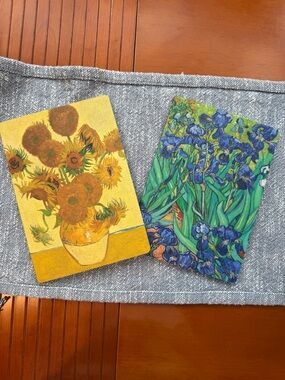 Van Gogh Sunflowers & Irises flex set of notebooks